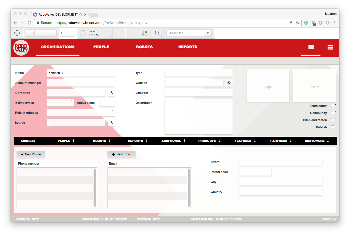 FileMaker web