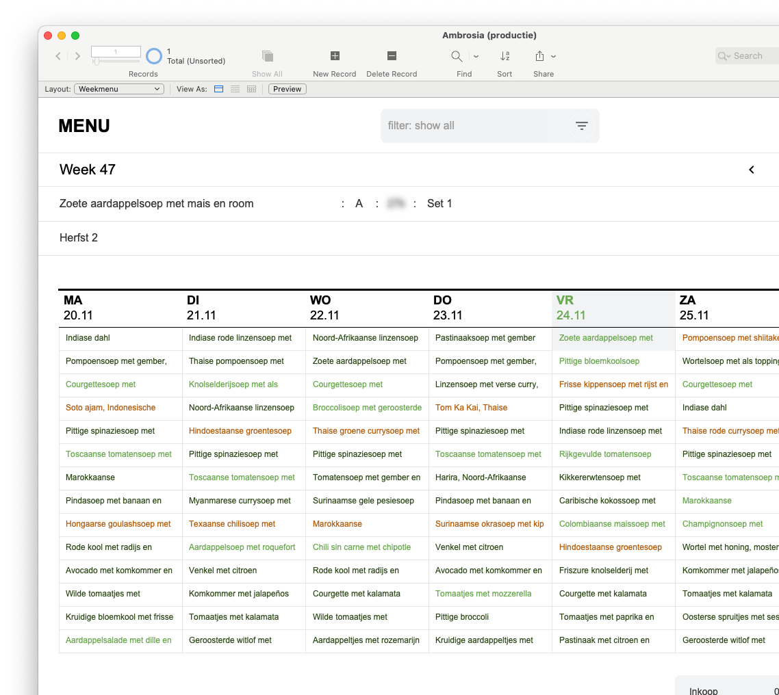 FileMaker Pro on Macbook
