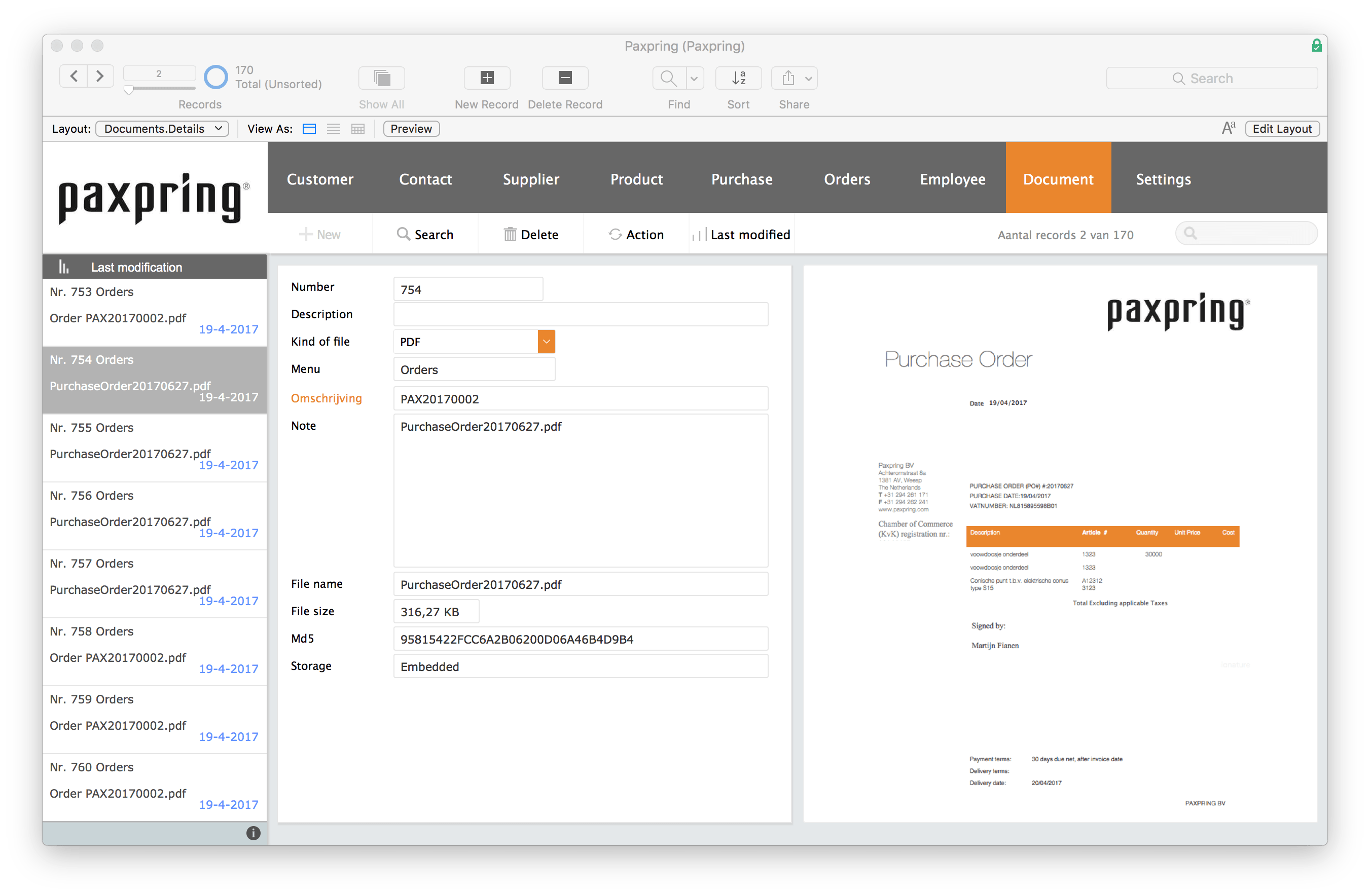 inkoop verkoop software