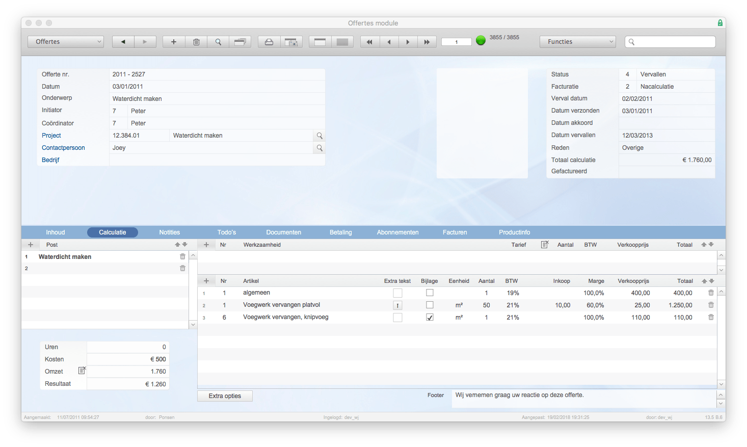 Totaalonderhoud Software